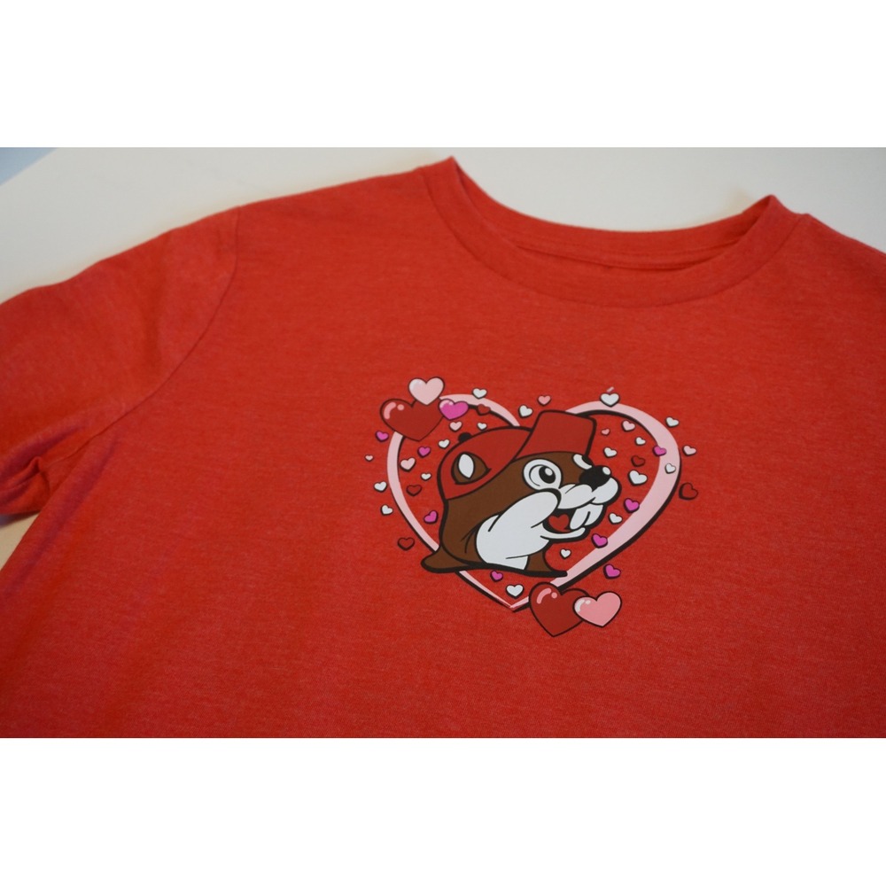 Buc-ee's Kids Red Valentine's Day Sucker for Buc-ee's Graphic T-Shirt YL 2026